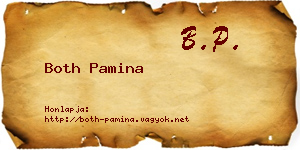 Both Pamina névjegykártya